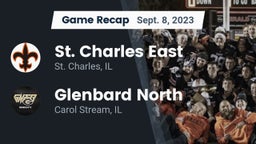 Recap: St. Charles East  vs. Glenbard North  2023