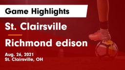 St. Clairsville  vs Richmond edison Game Highlights - Aug. 26, 2021