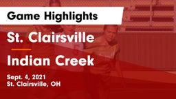 St. Clairsville  vs Indian Creek  Game Highlights - Sept. 4, 2021