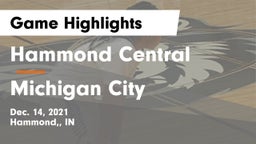 Hammond Central  vs Michigan City  Game Highlights - Dec. 14, 2021