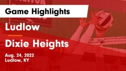 Ludlow  vs Dixie Heights  Game Highlights - Aug. 24, 2022