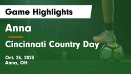 Anna  vs Cincinnati Country Day Game Highlights - Oct. 26, 2023