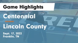 Centennial  vs Lincoln County  Game Highlights - Sept. 17, 2022