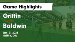Griffin  vs Baldwin  Game Highlights - Jan. 3, 2023