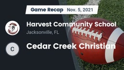 Recap: Harvest Community School vs. Cedar Creek Christian  2021