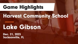 Harvest Community School vs Lake Gibson  Game Highlights - Dec. 21, 2023