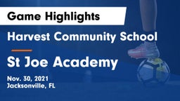 Harvest Community School vs St Joe Academy Game Highlights - Nov. 30, 2021