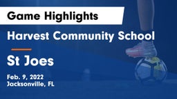 Harvest Community School vs St Joes Game Highlights - Feb. 9, 2022