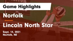 Norfolk  vs Lincoln North Star Game Highlights - Sept. 14, 2021