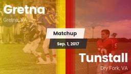 Matchup: Gretna  vs. Tunstall  2017