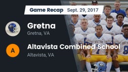 Recap: Gretna  vs. Altavista Combined School  2017