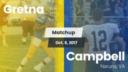 Matchup: Gretna  vs. Campbell  2017