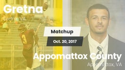 Matchup: Gretna  vs. Appomattox County  2017