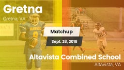 Matchup: Gretna  vs. Altavista Combined School  2018