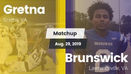 Matchup: Gretna  vs. Brunswick  2019