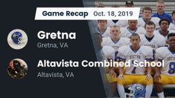 Recap: Gretna  vs. Altavista Combined School  2019