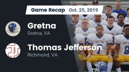 Recap: Gretna  vs. Thomas Jefferson  2019