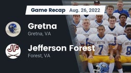 Recap: Gretna  vs. Jefferson Forest  2022