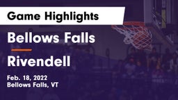 Bellows Falls  vs Rivendell Game Highlights - Feb. 18, 2022