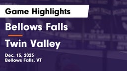 Bellows Falls  vs Twin Valley Game Highlights - Dec. 15, 2023