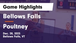Bellows Falls  vs Poultney  Game Highlights - Dec. 28, 2023