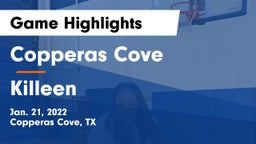 Copperas Cove  vs Killeen  Game Highlights - Jan. 21, 2022