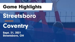 Streetsboro  vs Coventry  Game Highlights - Sept. 21, 2021