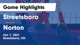 Streetsboro  vs Norton  Game Highlights - Oct. 7, 2021