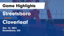 Streetsboro  vs Cloverleaf  Game Highlights - Oct. 12, 2021