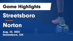 Streetsboro  vs Norton  Game Highlights - Aug. 22, 2023