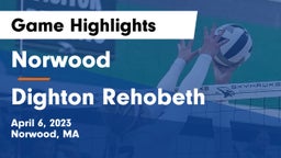 Norwood  vs Dighton Rehobeth Game Highlights - April 6, 2023