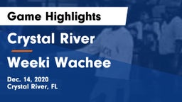 Crystal River  vs Weeki Wachee  Game Highlights - Dec. 14, 2020