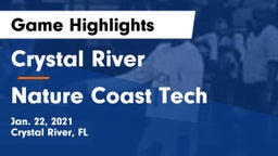Crystal River  vs Nature Coast Tech  Game Highlights - Jan. 22, 2021