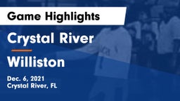 Crystal River  vs Williston Game Highlights - Dec. 6, 2021