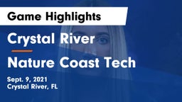 Crystal River  vs Nature Coast Tech  Game Highlights - Sept. 9, 2021