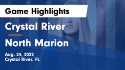 Crystal River  vs North Marion  Game Highlights - Aug. 24, 2022