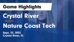Crystal River  vs Nature Coast Tech  Game Highlights - Sept. 22, 2022