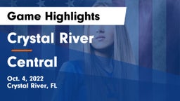 Crystal River  vs Central  Game Highlights - Oct. 4, 2022