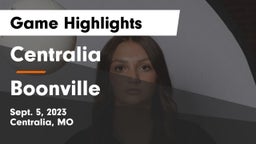 Centralia  vs Boonville  Game Highlights - Sept. 5, 2023
