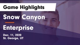Snow Canyon  vs Enterprise  Game Highlights - Dec. 11, 2020