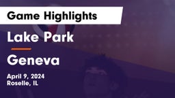 Lake Park  vs Geneva  Game Highlights - April 9, 2024