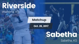 Matchup: Riverside High vs. Sabetha  2017