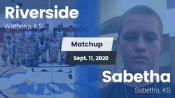 Matchup: Riverside High vs. Sabetha  2020