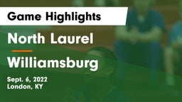 North Laurel  vs Williamsburg   Game Highlights - Sept. 6, 2022