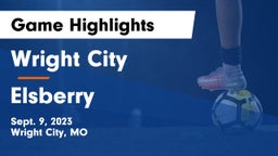 Wright City  vs Elsberry Game Highlights - Sept. 9, 2023
