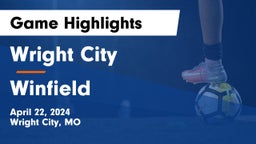 Wright City  vs Winfield  Game Highlights - April 22, 2024