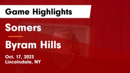 Somers  vs Byram Hills  Game Highlights - Oct. 17, 2023