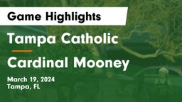 Tampa Catholic  vs Cardinal Mooney  Game Highlights - March 19, 2024