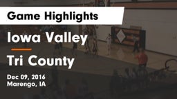 Iowa Valley  vs Tri County Game Highlights - Dec 09, 2016