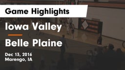 Iowa Valley  vs Belle Plaine  Game Highlights - Dec 13, 2016